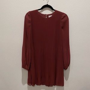 Aritzia Daydreamer Mini Dress Garner Red XS Wilfred